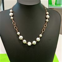 Collana Vidali Gioielli Donna in Argento Perla COAR-27-34 - COAR-27-34